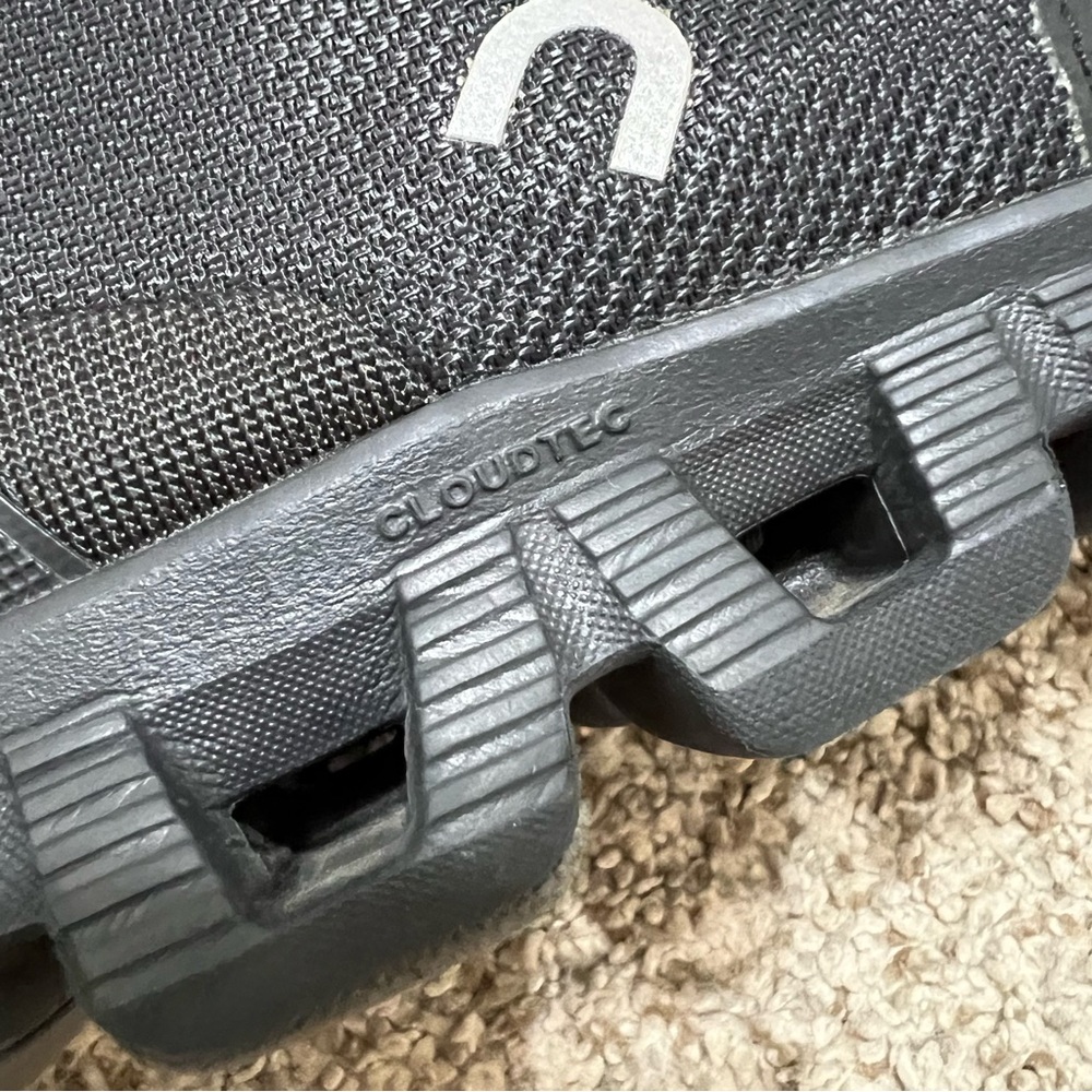 On Cloud X Men's Running Shoes Black/Asphalt 40.99706 Size 10.5 - Picture 11 of 14